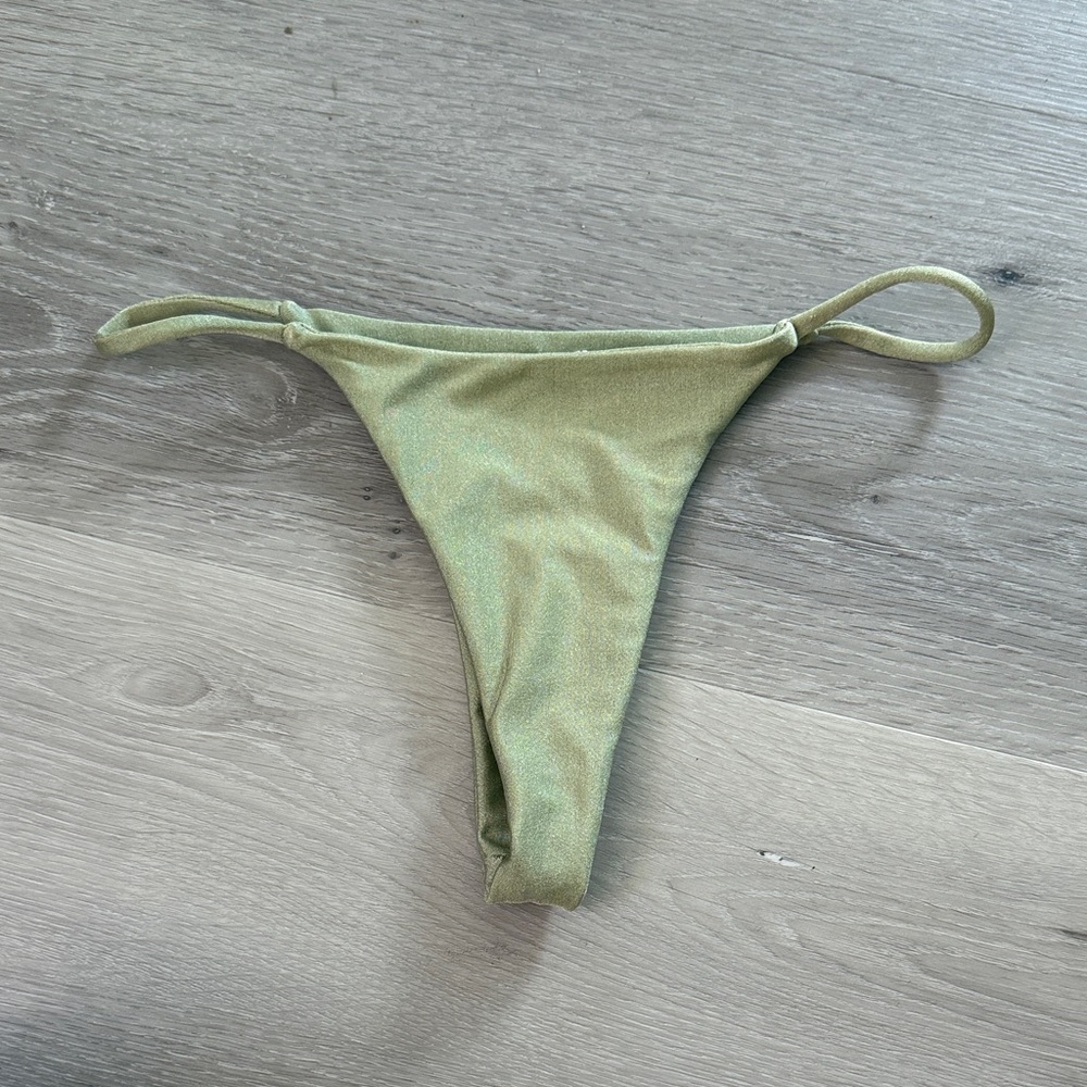 Andi Bagus Pistachio Thong Swim Bottoms